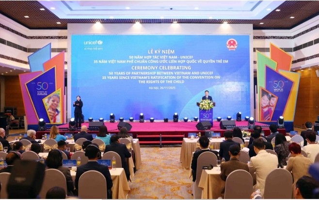 Vietnam celebrates 50 years of UNICEF partnership, 35 years of child rights commitment